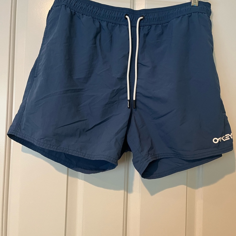 Oakley Blue Mens Standard All Day Beach Short Size XL - Picture 3 of 11